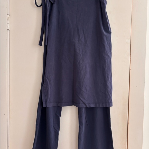 FP Movement Hot Shot Sarong pants Medium Navy blue EUC Free People - Picture 9 of 9